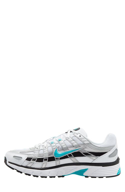 Shop Nike P-6000 Sneaker In White/dusty Cactus/silver