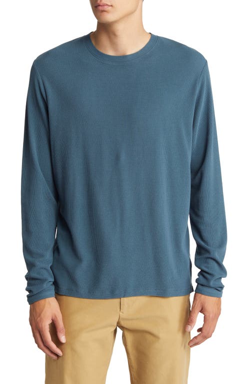 NN07 Clive 3323 Slim Fit Long Sleeve T-Shirt in Sea Blue
