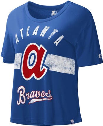Carl Banks, Tops, Coldshoulder Atlanta Braves Shirt
