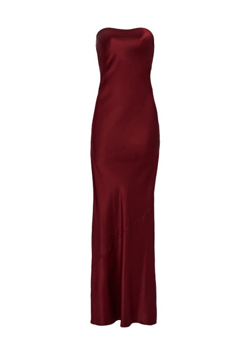 Shop Retroféte Retrofête Keaton Dress In Cabernet