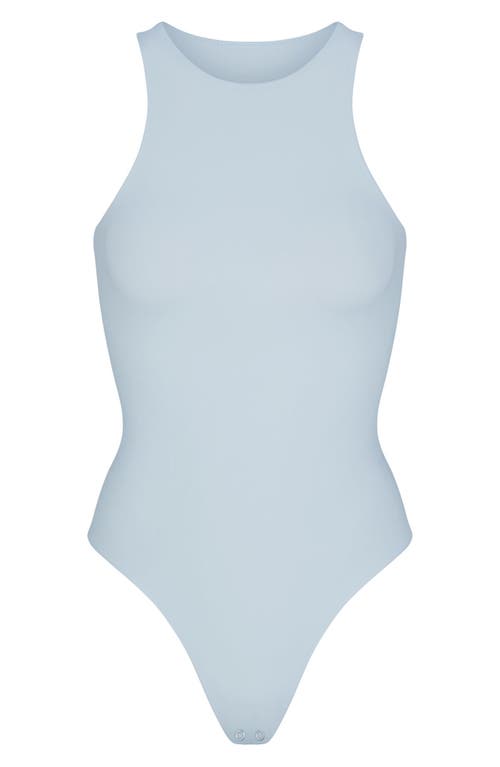 Shop Skims Fits Everybody High Neck Bodysuit In Opal