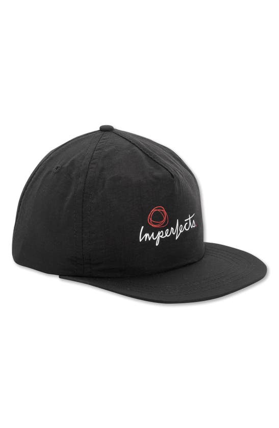Shop Imperfects Surf Baseball Cap In Black