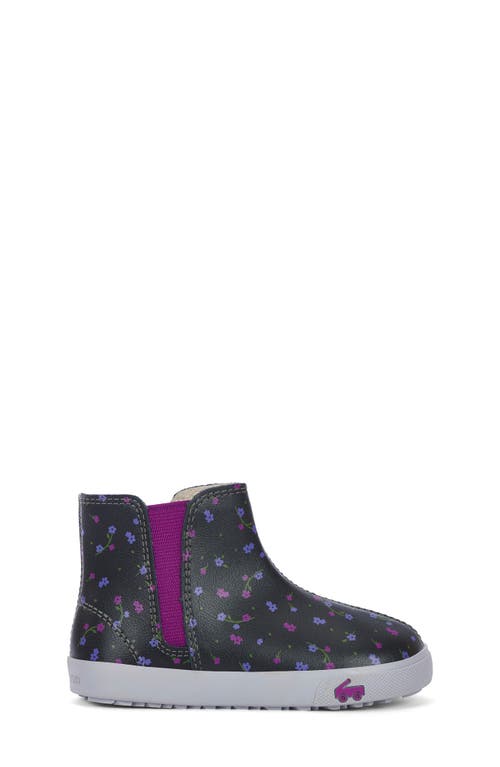 See Kai Run Kids' Keegan Ii High Top Sneaker In Black Floral