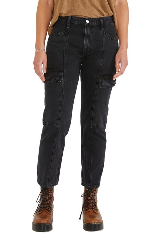 ÉTICA Pax Cargo Slim Fit Jeans in Black Rock