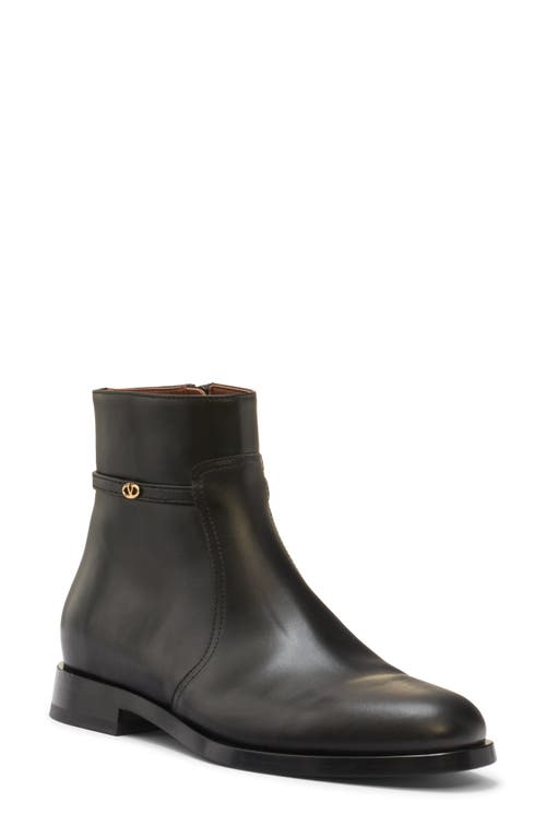 Shop Valentino Garavani Vlogo Signature Boot In 0no-nero