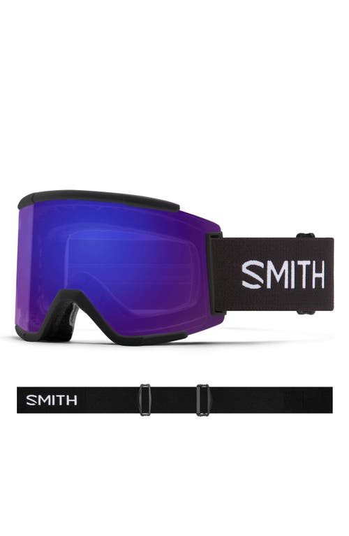 Shop Smith Squad Mag™ 186mm Snow Goggles In Black/chromapop Violet