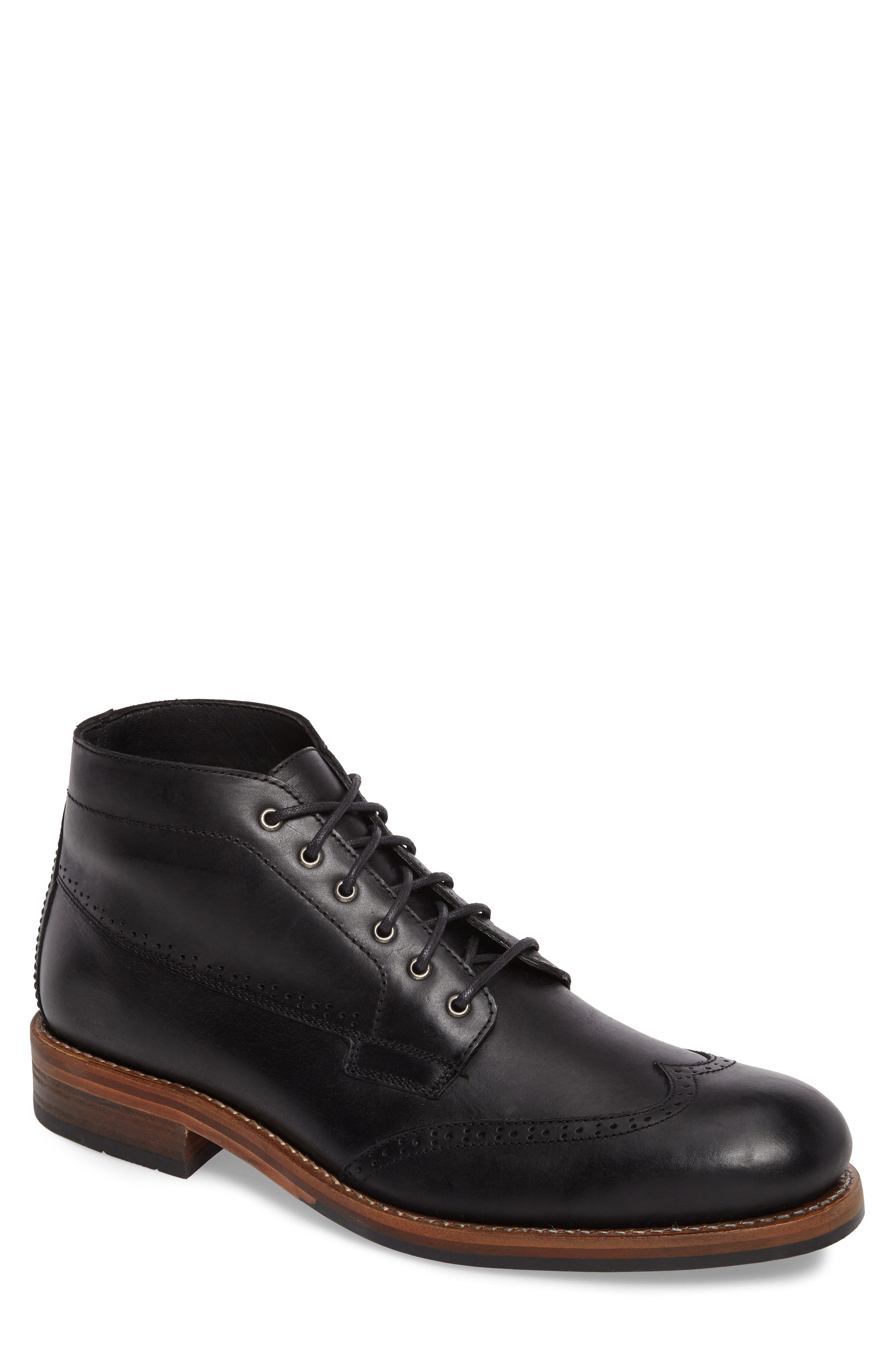 Wolverine Harwell Wingtip Boot - Black