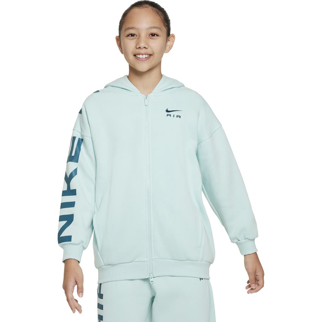 Nike Kids' Sportswear Air Club Fleece Oversize Hoodie In Blue