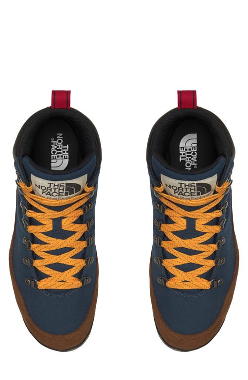 The North Face Back-to-berkeley Iv Waterproof Boot In Shady Blue/monks Robe Brown
