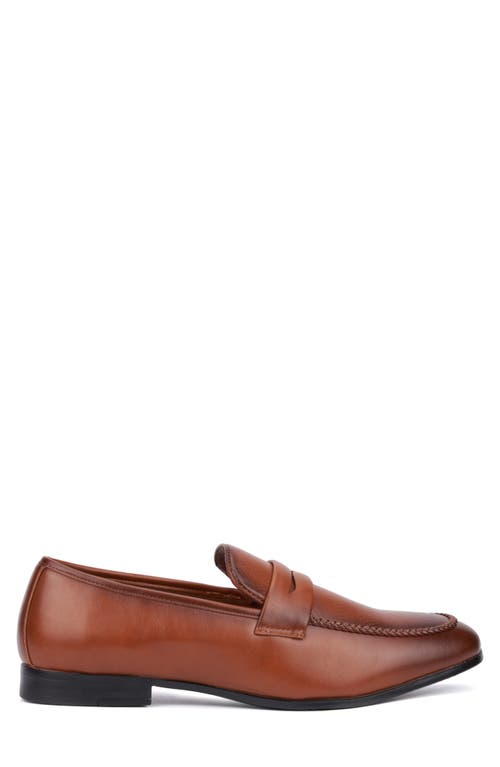 New York And Company Men's Keaton Loafer Dress Shoe In Cognac