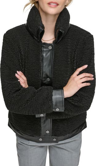 Andrew Marc Zepita Faux Shearling Bomber Jacket Nordstromrack