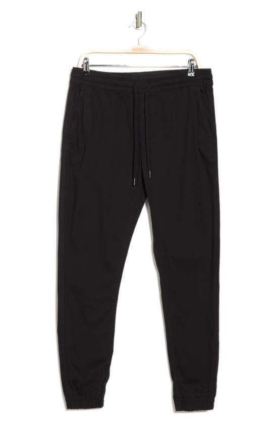 Hedge Basic Pull-on Jogger Pants In Black