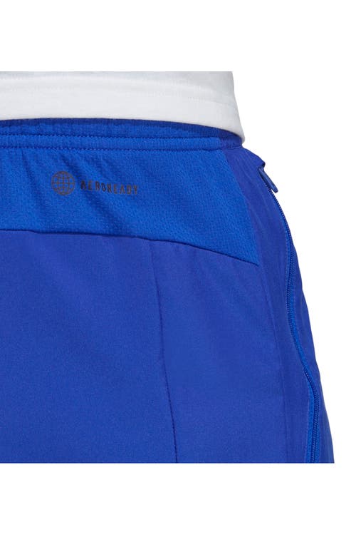Shop Adidas Originals Adidas Aeroready Training Essential Shorts In Lucid Blue/black