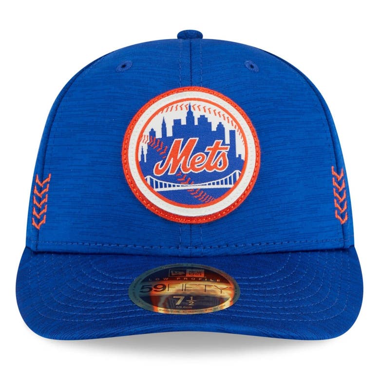 Shop New Era Royal New York Mets 2024 Clubhouse Low Profile 59fifty Fitted Hat