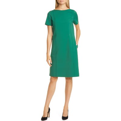 Lafayette 148 New York Easton Shift Dress, Green