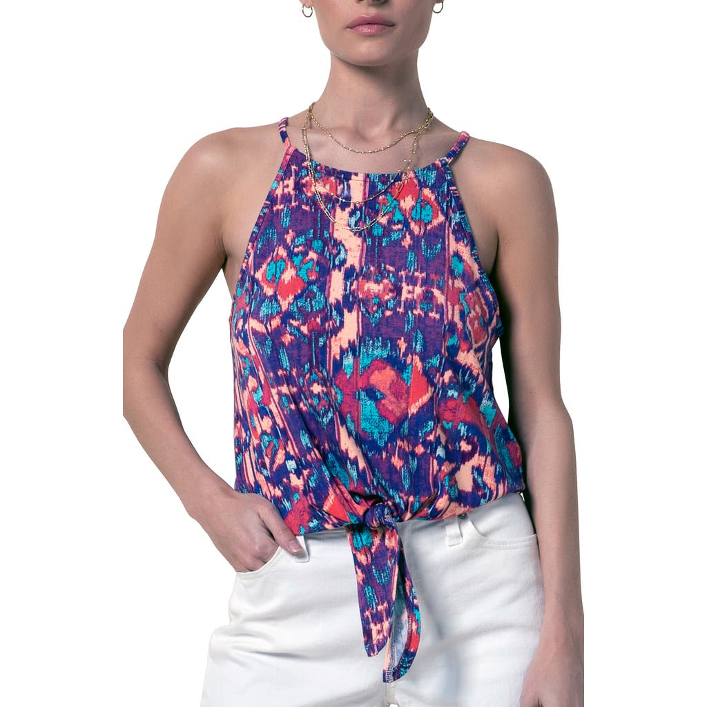 Tart Lexi Sleeveless Top In Large Ikat Melange