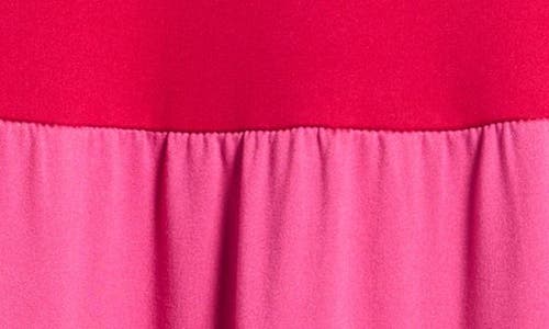 Shop Tucker + Tate Kids' Tiered Sleeveless Knit Dress In Pink Fandango