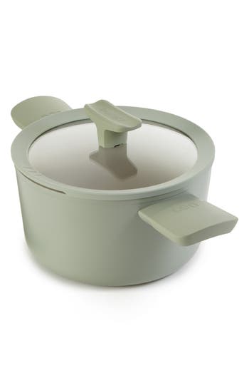Berghoff Leo Balance 3.3-quart Covered Stock Pot In Sage