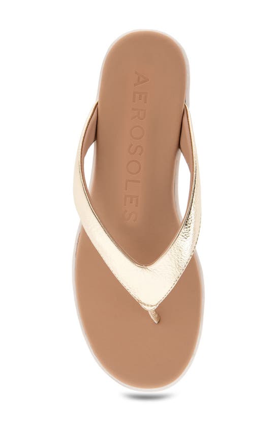 AEROSOLES AEROSOLES ISHA WEDGE FLIP FLOP SANDAL