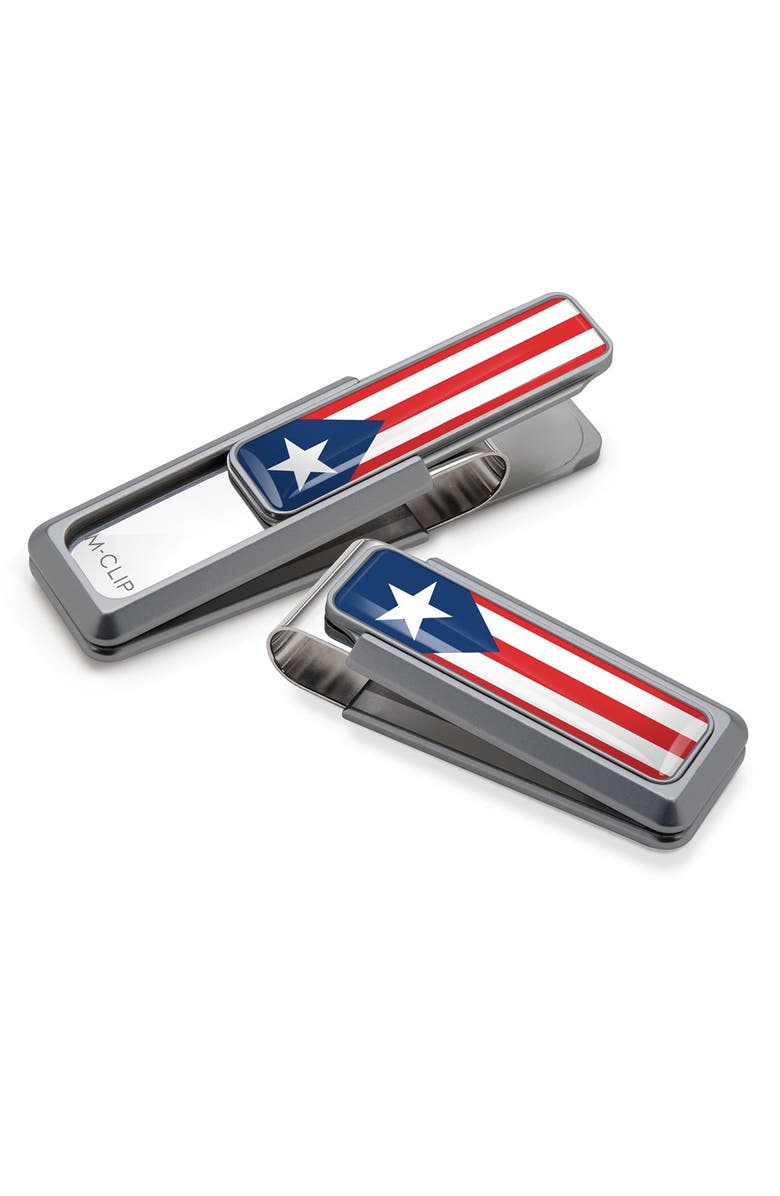 M Clip Puerto Rican Flag Money Clip Nordstrom