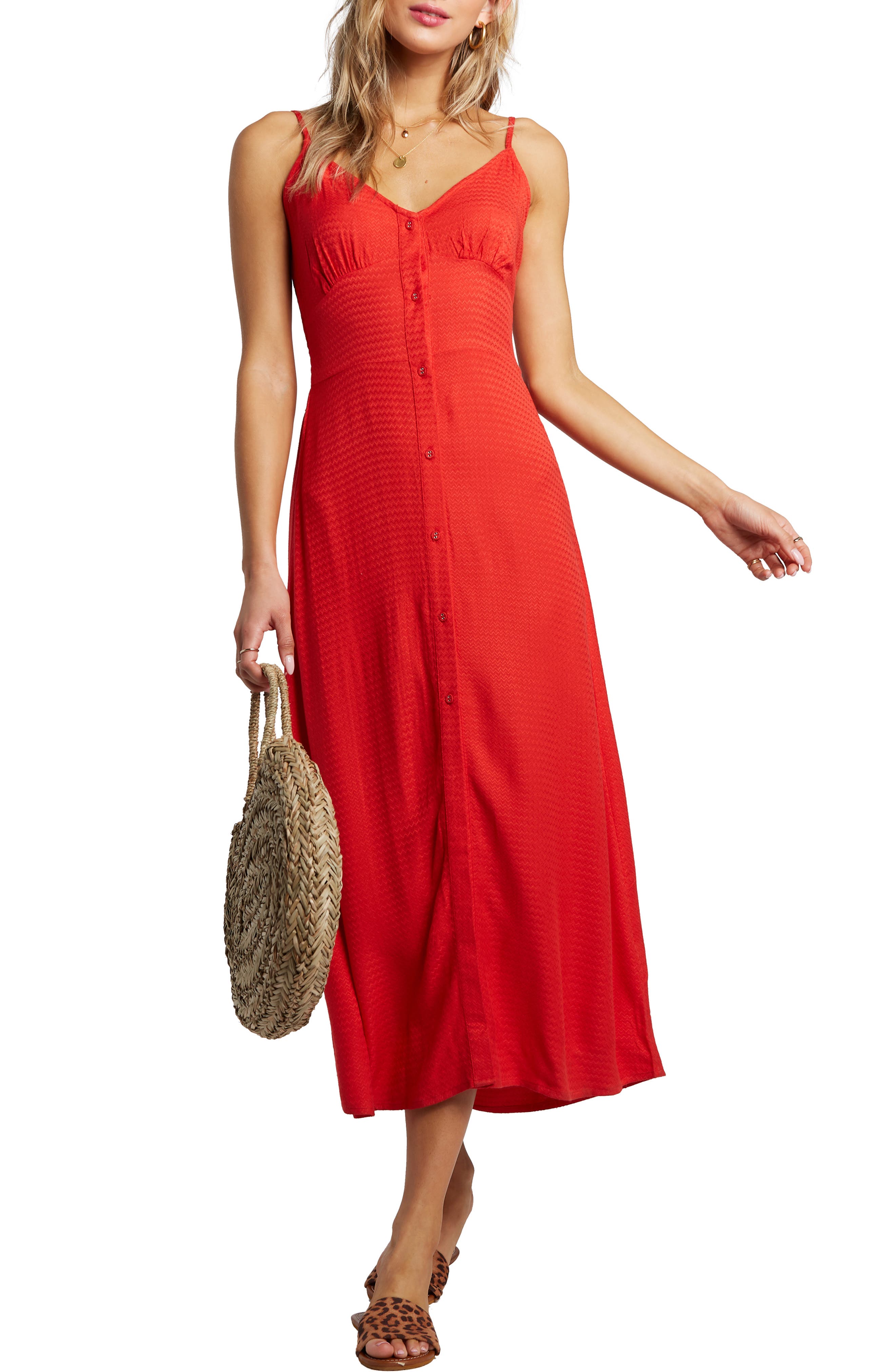 robe life midi dress billabong
