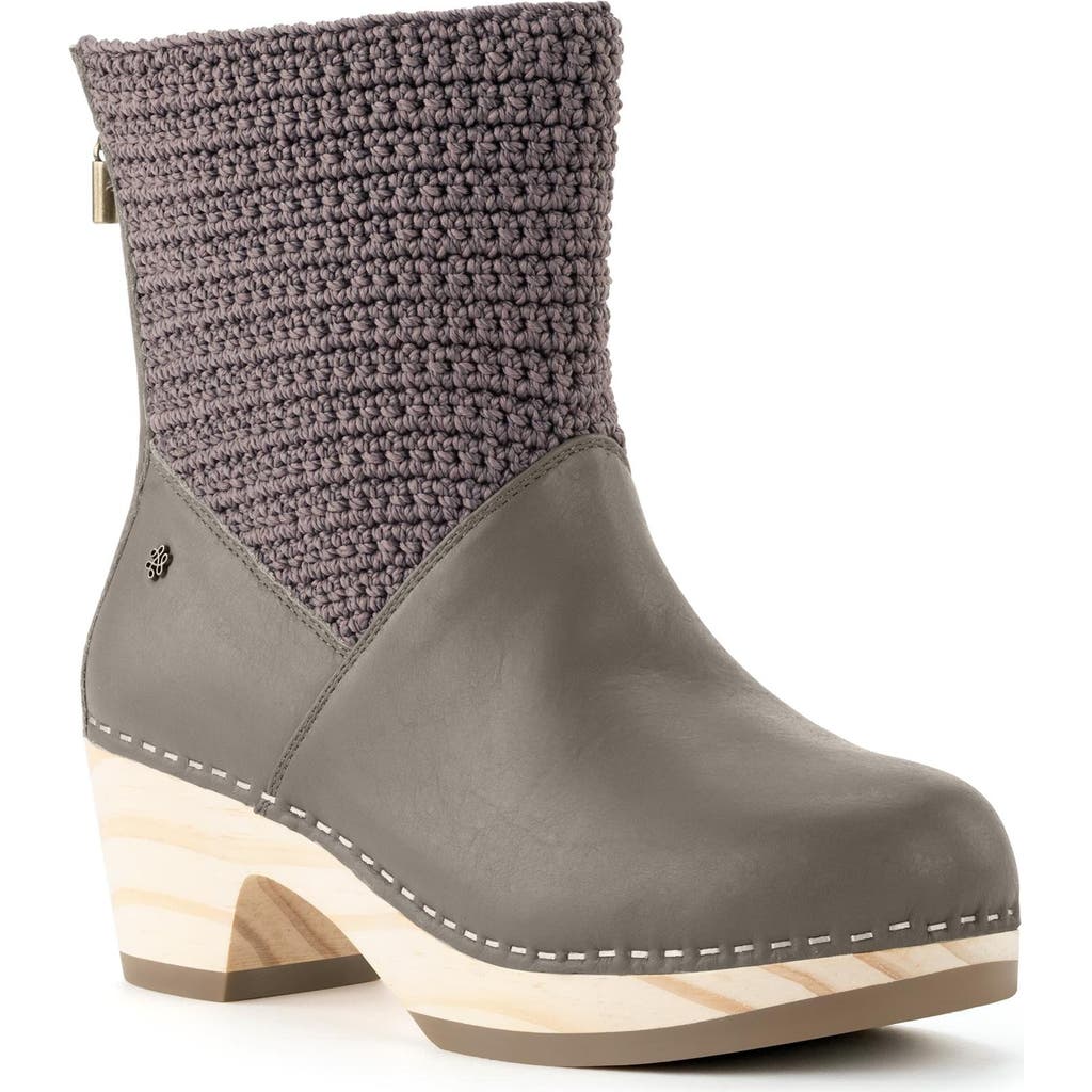 The Sak Paloma Clog Boots In Mushroom