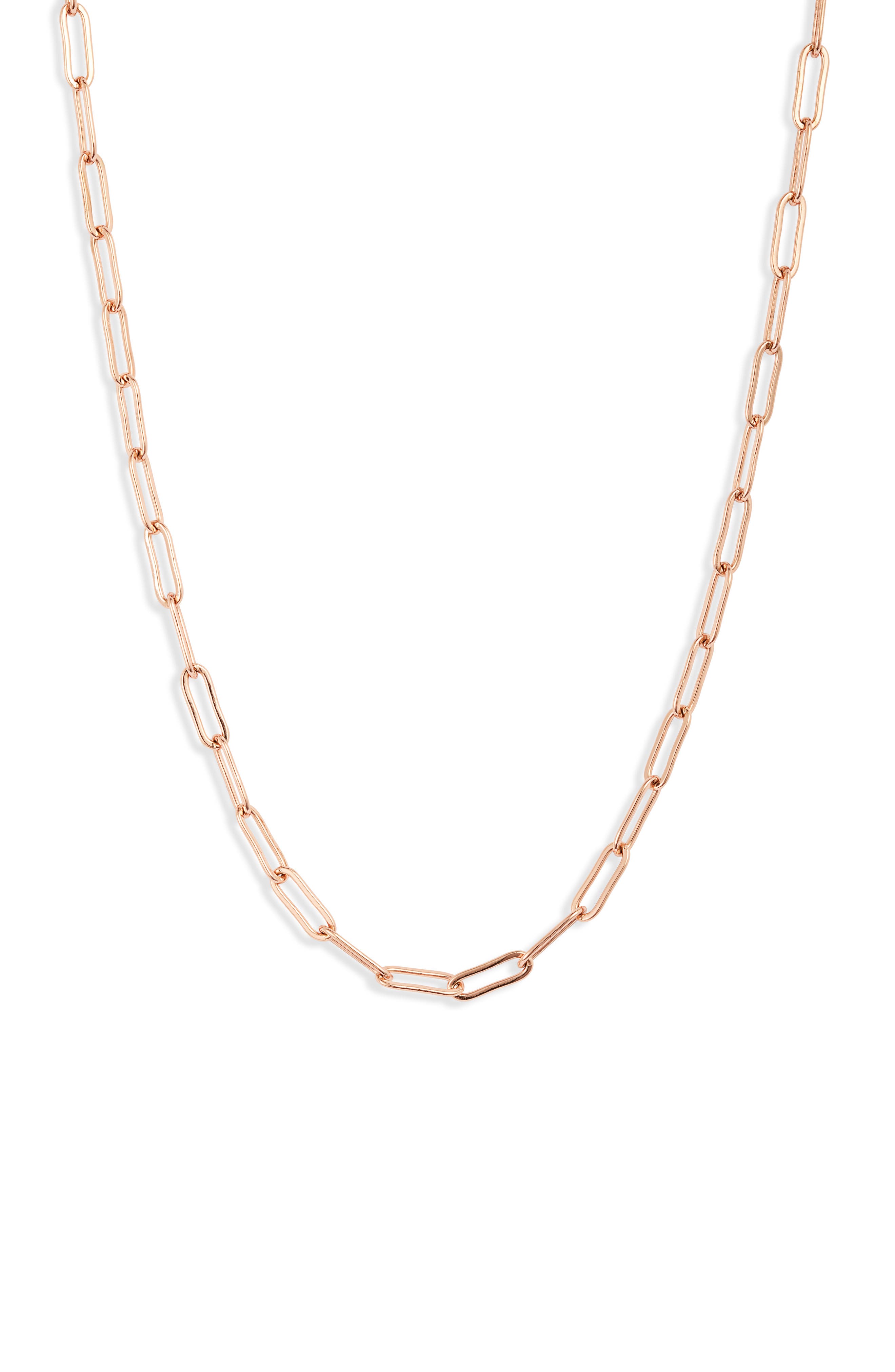 Sterling Forever Linked Chain Necklace 