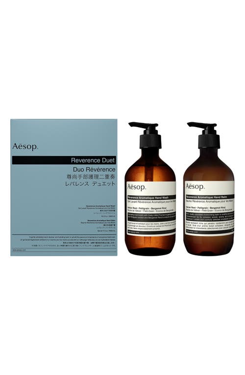 Aesop Reverence Hand Wash & Hand Balm Duet in None