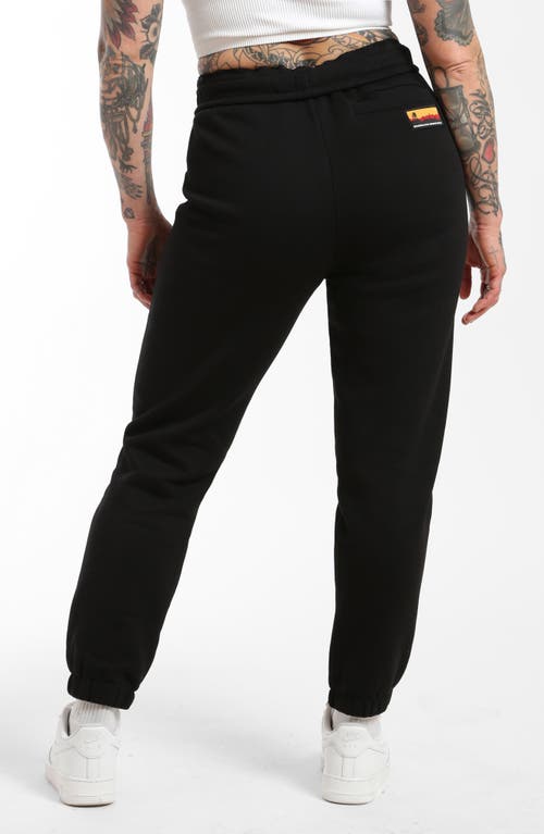 Shop Brooklyn Industries Bklyn Fleece Joggers In Black