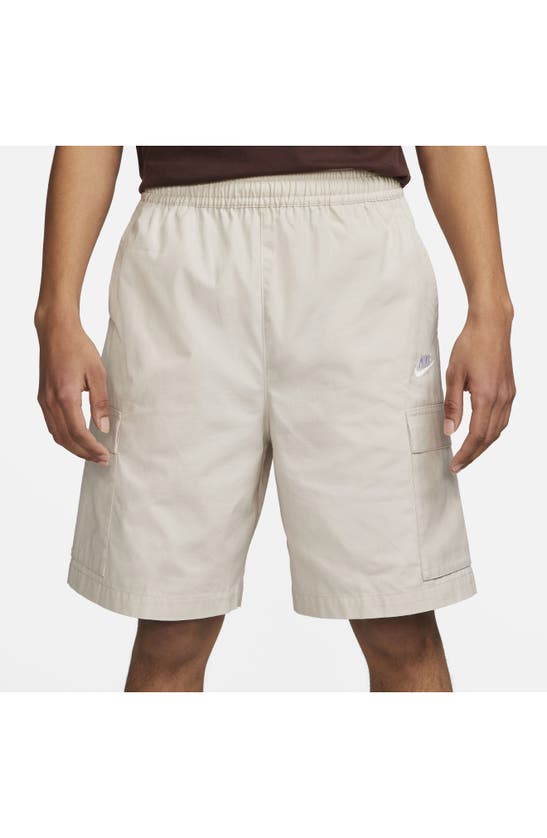 Nike Men's Club Woven Cargo Shorts In Brown ModeSens