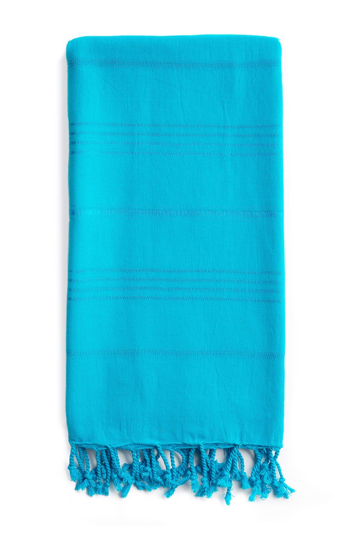 Linum Home 100% Turkish Cotton Summer Fun Pestemal Beach Towel In Turquoise