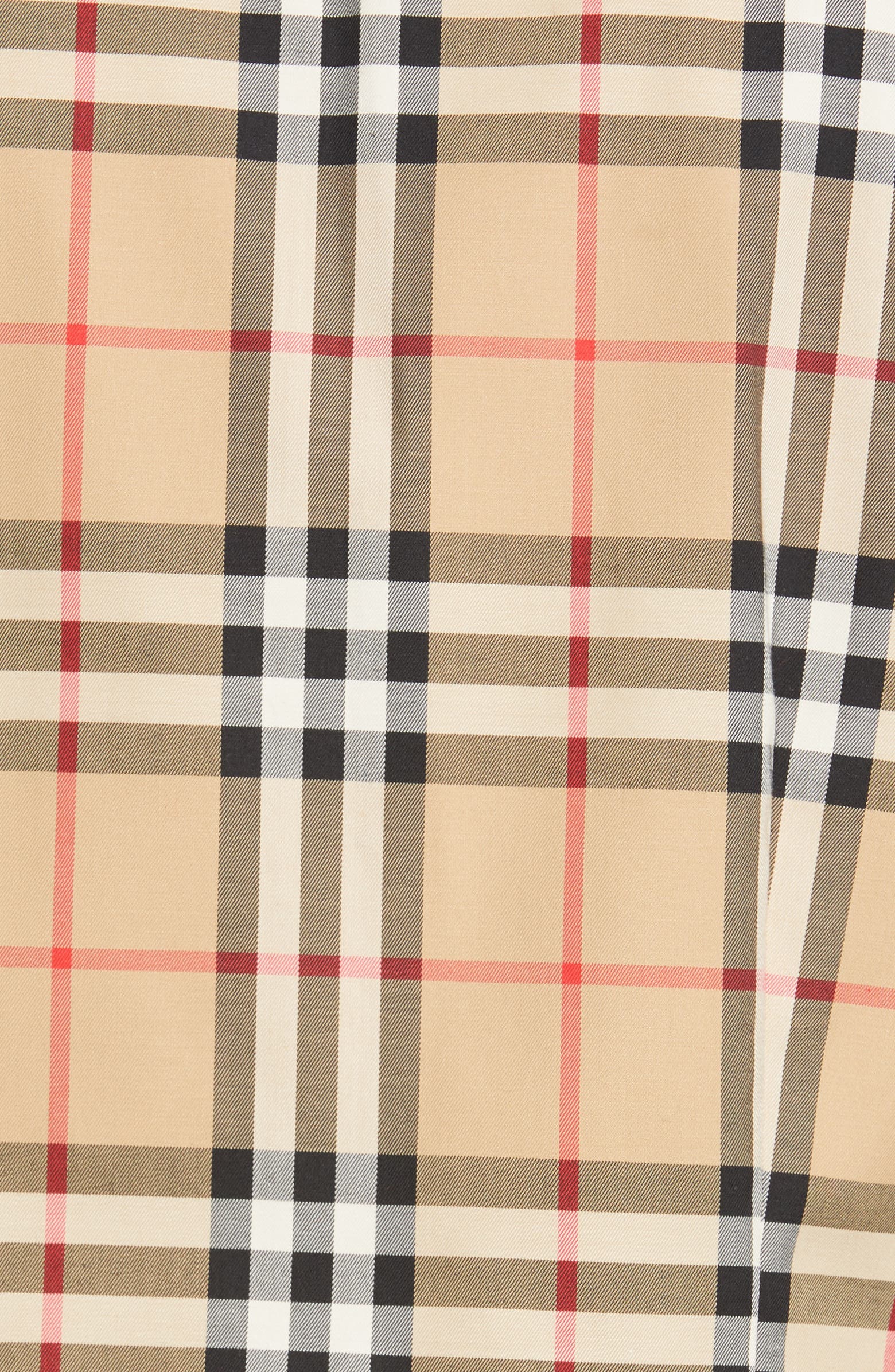 Burberry Lapwing Vintage Check Stretch Cotton Shirt | Nordstrom