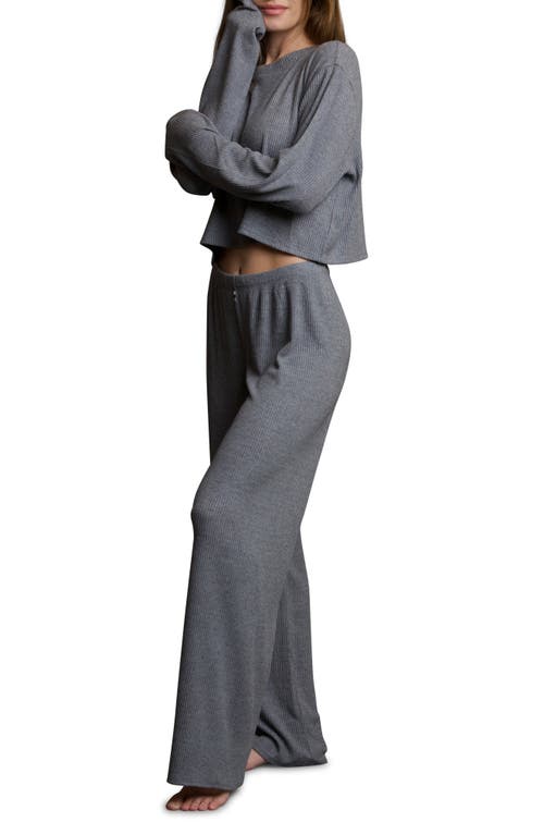 Shop Andine Soleil Geneva Rib Lounge Pants In Grey