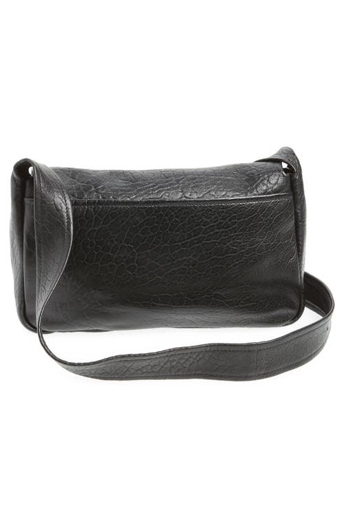 Marni Medium Trunkaroo Soft Leather Shoulder Bag In 00n99 Black