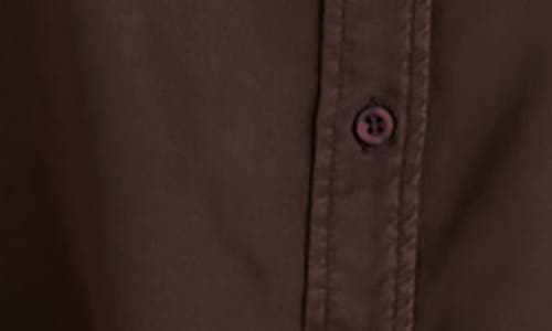 Bella Dahl Shirttail Button-up Shirt In Chestnut Brown