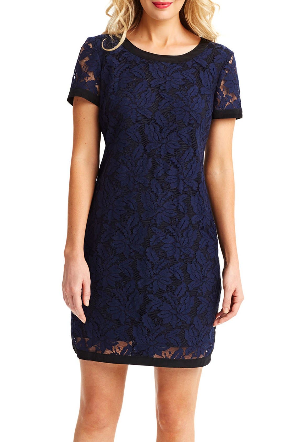 donna morgan lace dress