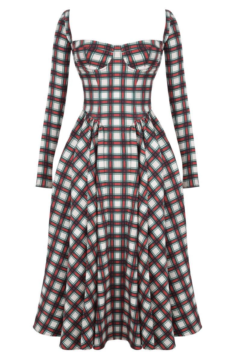 Robertson Modern Family Tartan Midi Dress