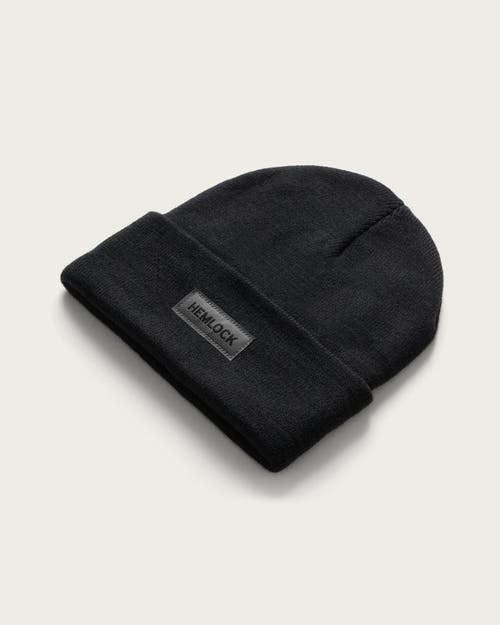Hemlock Beacon Beanie In Black