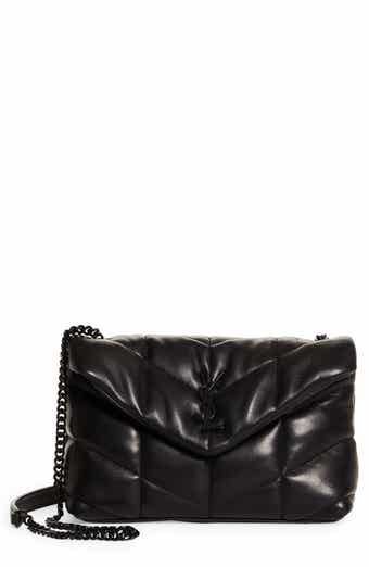 Loulou Toy Leather Shoulder Bag in White - Saint Laurent