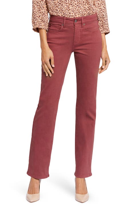 Red Skinny Jeans Low Rise by Alexander McQueen