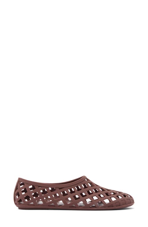 Jeffrey Campbell Jellz Flats In Brown Matte