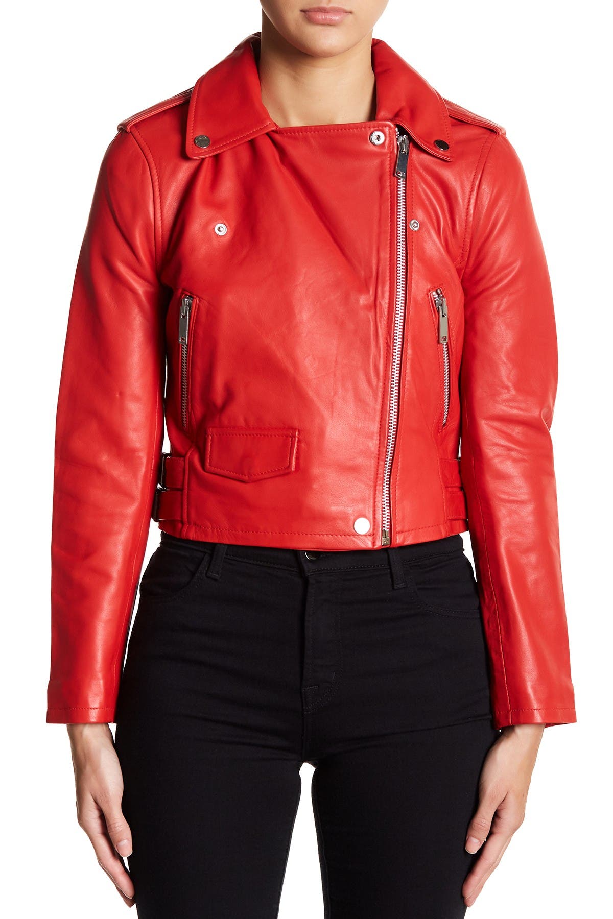 liz baker essentials leather jacket