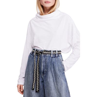 Free People Bella Vista Thermal Tunic, White