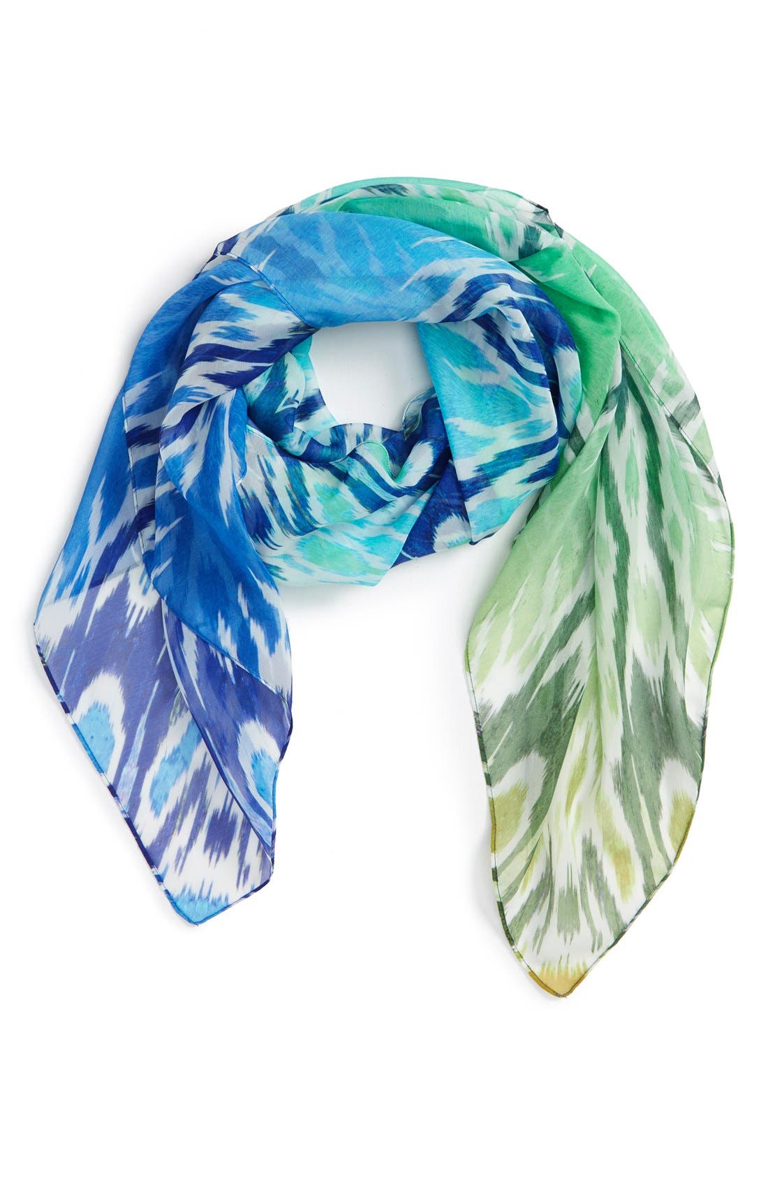 Echo Circular Ikat Square Scarf Nordstrom