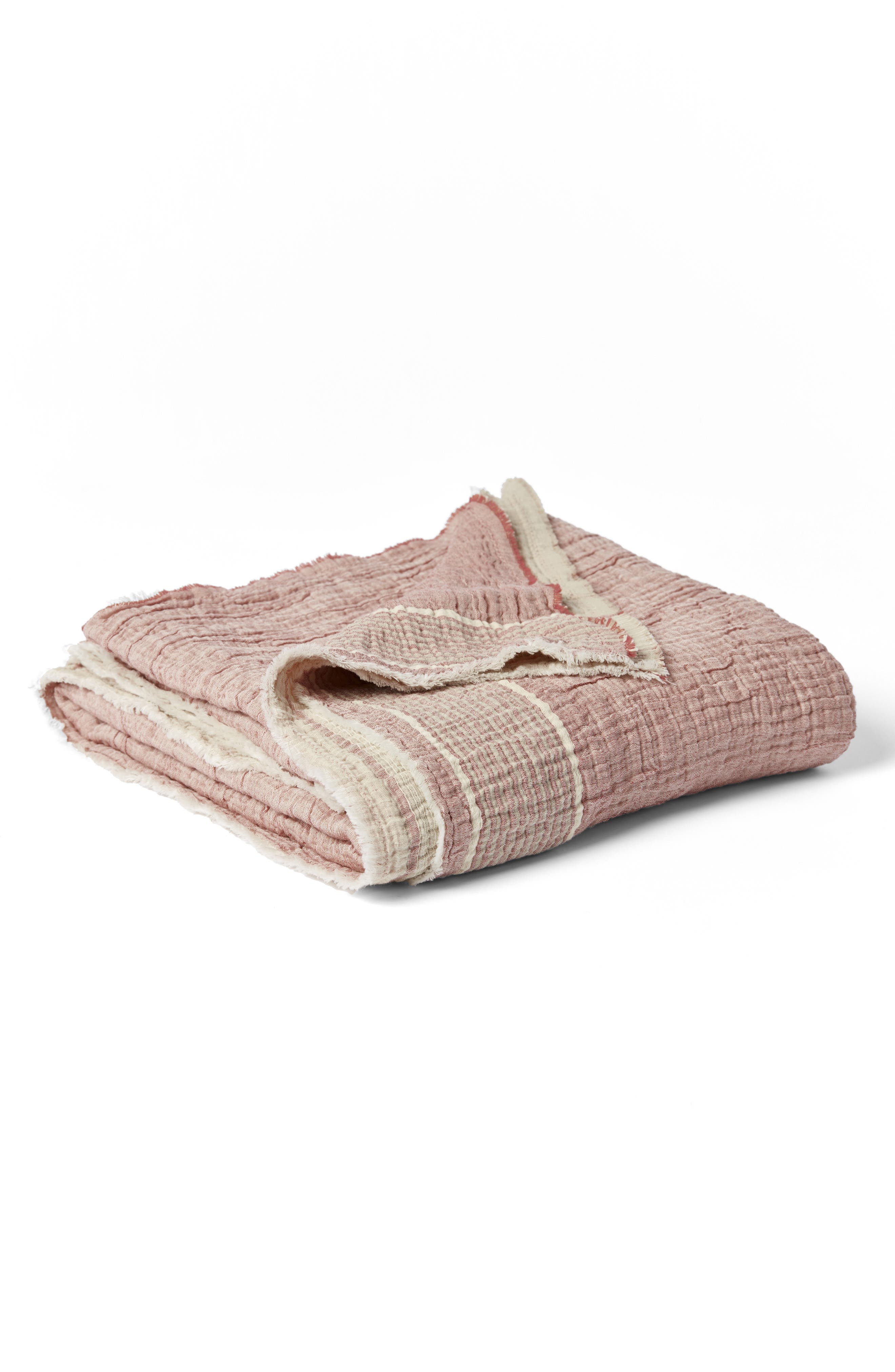 Coyuchi Topanga Organic Cotton Matelassé Throw Blanket Nordstrom