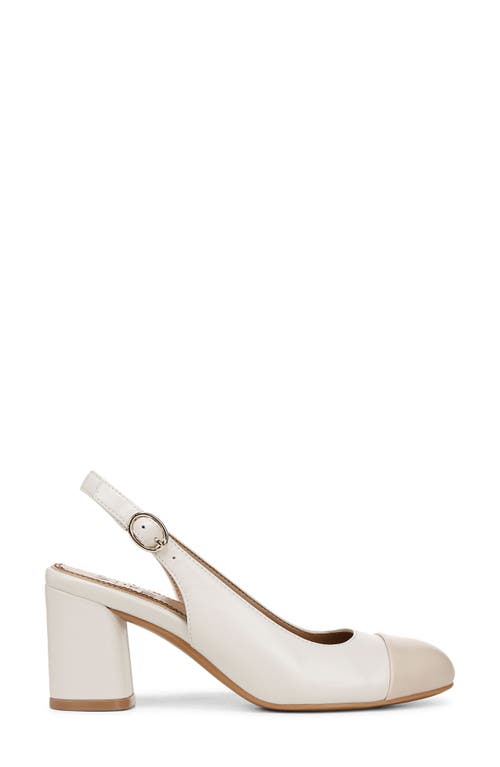 Shop Naturalizer Sophie Slingback Pump In Warm White/porcelain