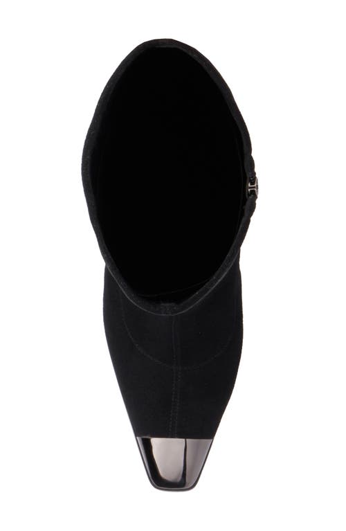 Torgeis Mixed Media Tall Boot In Black