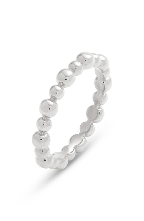 Anzie Dew Drop Band Ring In Silver