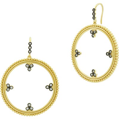 Freida Rothman Imperial Hoop Earrings