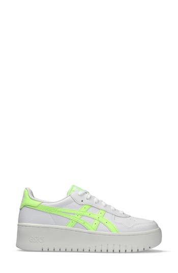Shop Asics ® Japan S Pf Platform Sneaker In White/illuminate Green